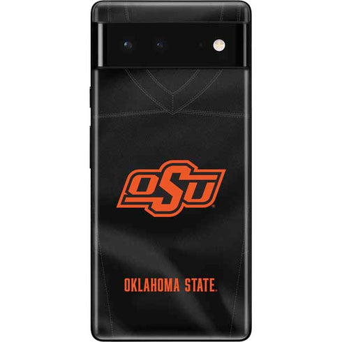 Oklahoma State University Black Jersey Google Pixel 6 Skin